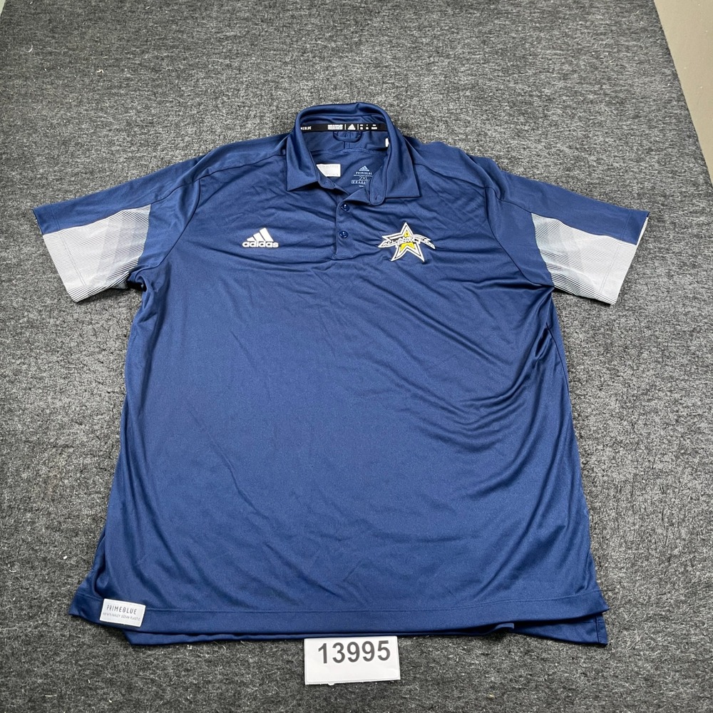 All American Bowl Polo Shirt Mens 2XL Adidas Primeblue Football NCAA Embroidered
